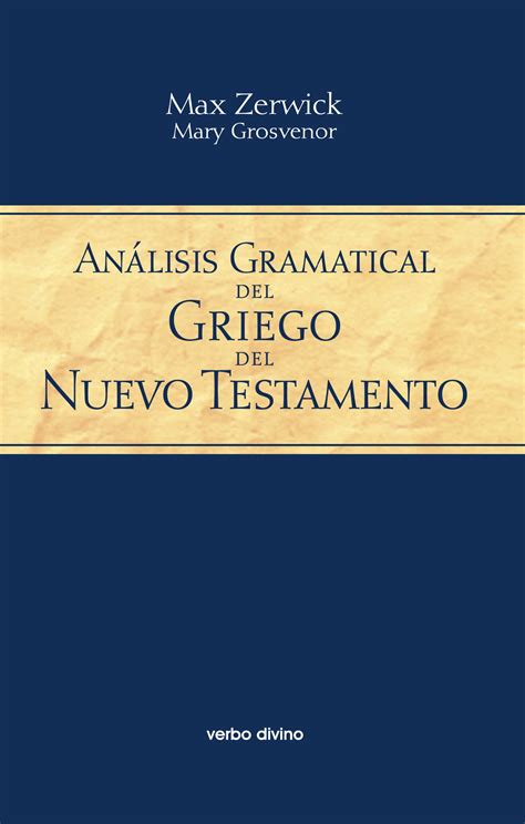 Análisis gramatical del griego del Nuevo Testamento