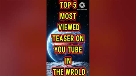 Top 5 Most Viewed Indian Trailer And Teaser On Youtube Top 10 Most