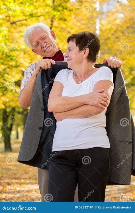 Elderly Man Caring About His Wife Stock Image Image Of Caring Love