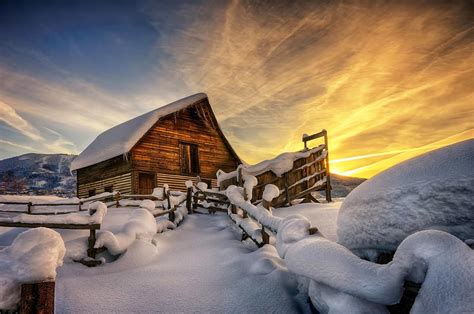 House In Winter Wallpapers Wallpaper Cave