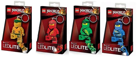 LEGO NINJAGO BRELOK LED 4 SZT GOLD KAI LLOYD JAY 9929233064