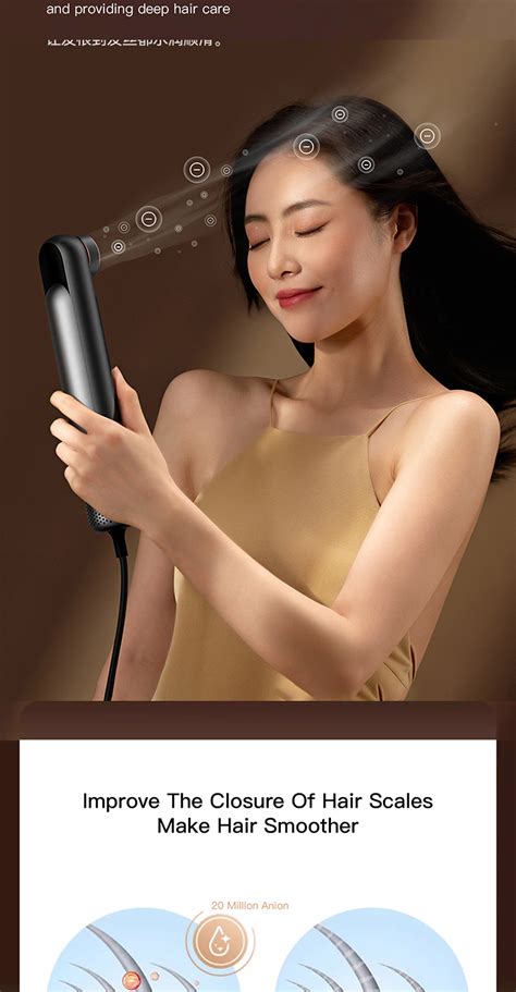 Deerma New High Wind Speed Hair Dryer CF35W 200Million Negative Ion