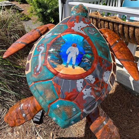 Sea Turtle Sculptures For Turtle Art Project Edisto Island Sc