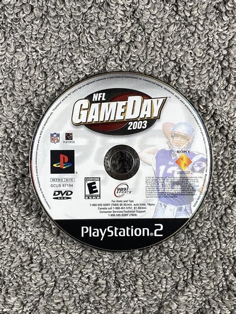 NFL GameDay 2003 PlayStation 2 2002 PS2 Disc Only 711719719427 EBay