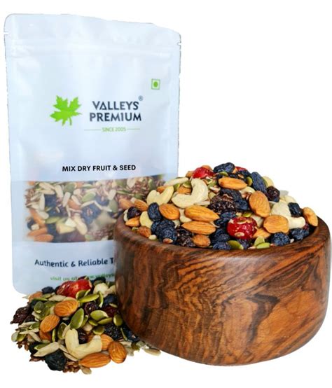 Valleys Premium Healthy Trail Mix Dry Fruits Nuts Seeds And Berries 400