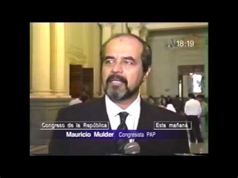 Declaraciones del congresista Mauricio Mulder sobre la extradición de