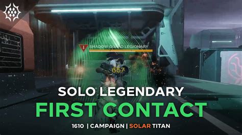 Solo Legendary Lightfall Campaign First Contact Mission 1 Destiny 2