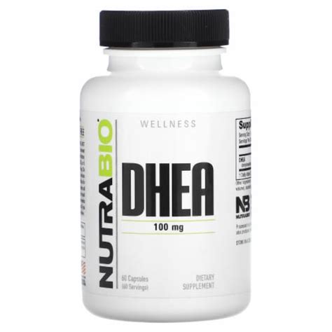 Nutrabio Dhea Mg Capsules Count Kroger