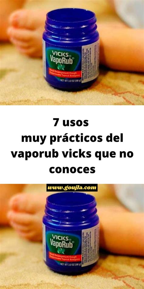 Usos Muy Pr Cticos Del Vaporub Vicks Que No Conoces Vicks Vaporub