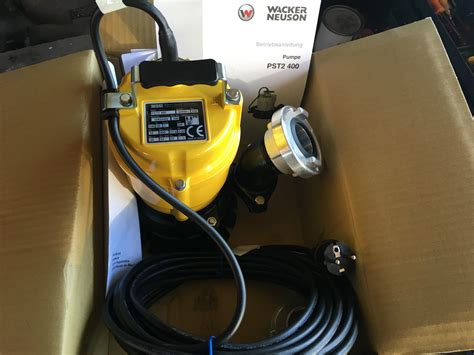 Wacker Neuson Pst2 400 230v Tauch Schmutzwasserpumpe Gelb 5000009173 Online Kaufen Ebay