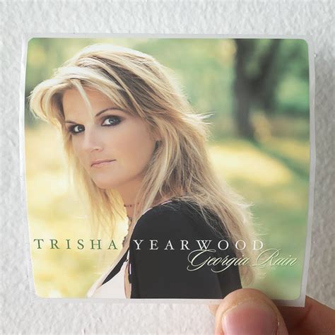 Trisha Yearwood Georgia Rain Album Cover Sticker