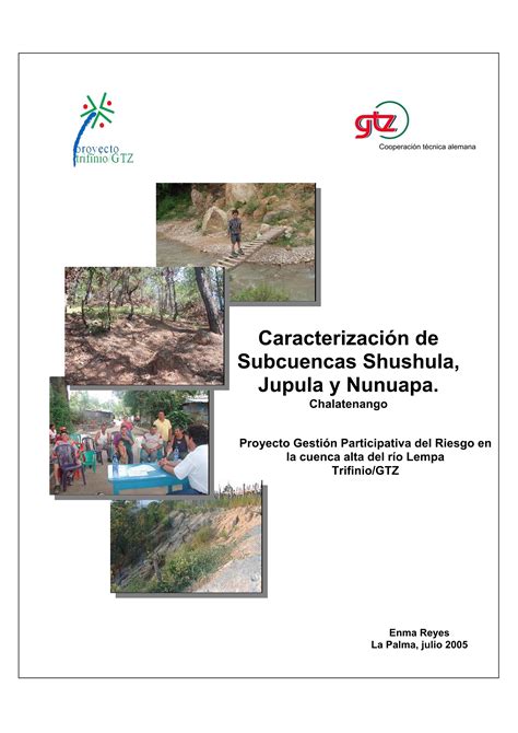 Caracterización de subcuencas Shushula Jupula y Nunuapa 2005