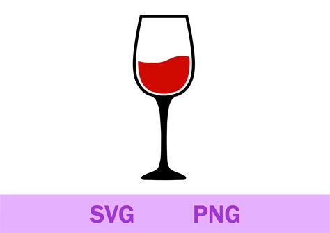 Wine Glass Svg Png Glass Svg Png Wine Glass Clipart Cricut Etsy