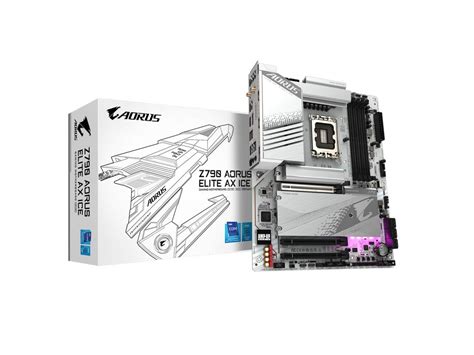 Gigabyte Z Aorus Elite Ax Ice Lga Intel Z X Atx Motherboard