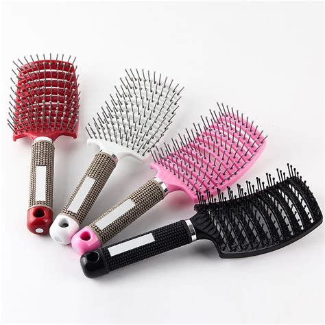 Vented Curve Detangling Fast Drying Hair Styling Hair Brush For Women Men′ S Wet Dry Curly Thick