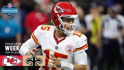 Kansas City Chiefs Highlights Vs New Orleans Saints Preseason