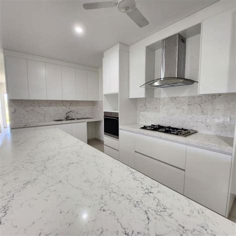 The White Attica Caesarstone Kitchen