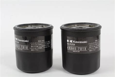 2 Pack Genuine Kawasaki 49065 7010 Oil Filter Oem — Powered By Moyer