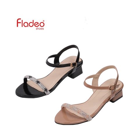 Jual Fladeo L Ldh Ii Sandal Hak Rendah Tali Wanita Strap Low