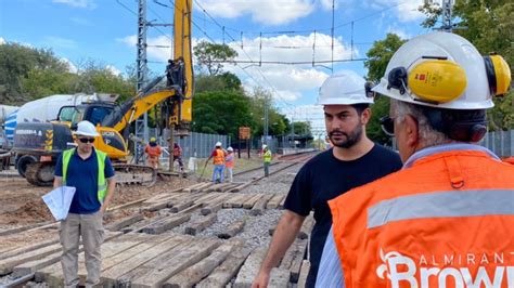 Almirante Brown Avanzan Las Obras Del Paso Bajo Nivel De La Calle