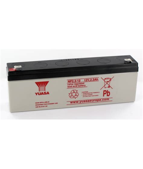 Battery Lead Yuasa 12V 2 3Ah NP2 3 12 Batteries4pro