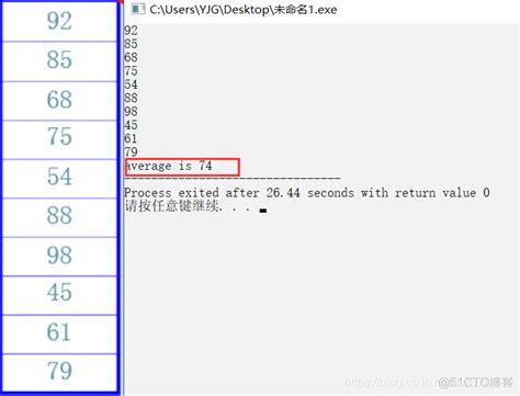 C语言 用数组求十个学生成绩的平均分你好 读者的技术博客51cto博客