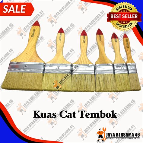 Jual Kuas Cat Gagang Kayu Kuas Cat Minyak Kuas Cat Tembok Kuas