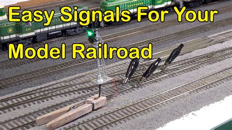 Easy Signals For Your Model Railroad Youtube