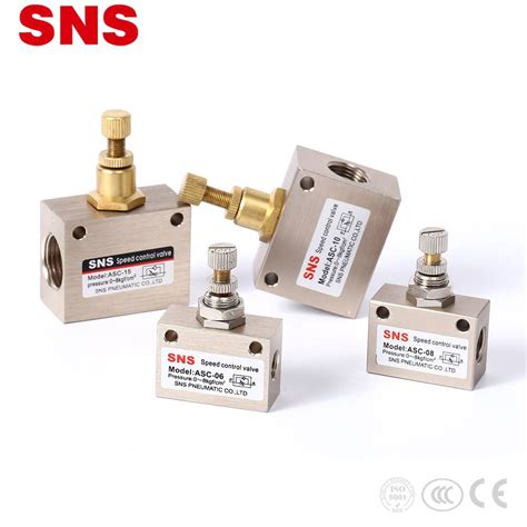 China Sns Pneumatic Asc Series Air Flow Control Valve Manufacturer And