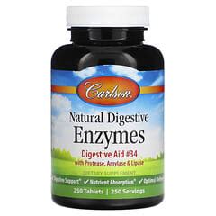 Carlson Natural Digestive Enzymes 250 Tablets