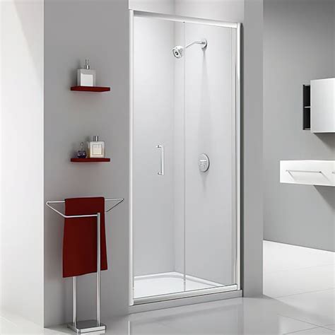 Merlyn Ionic Express 6mm Glass Bi Fold Shower Door 760mm Wide A0300b0