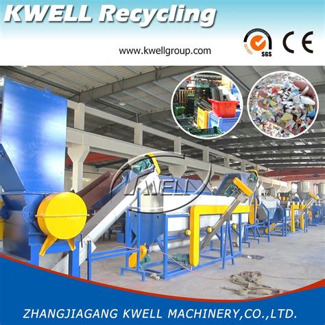 HDPE PP Bottle Containers Barrels Boxes Tank Washing Recycling Machine