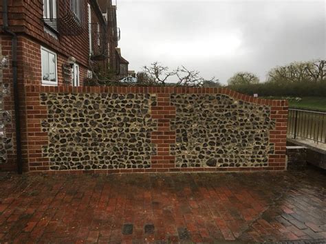 Brick Garden Walls And Flint Work — Hands Brickwork And Landscapes