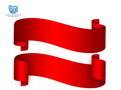 Red Ribbon Banner Vector at Vectorified.com | Collection of Red Ribbon ...