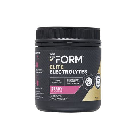 Made In Australia Coles Perform Elite Electrolytes Powde MyWellaBee