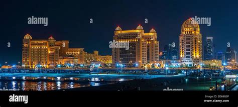 Night city skyline Stock Photo - Alamy