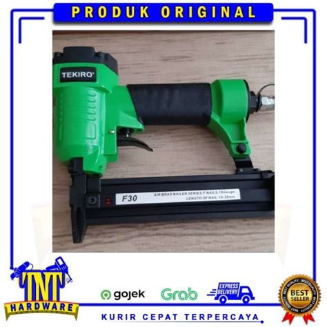 Promo Tekiro F Air Nailer Stapler Gun Mesin Staples Angin Paku