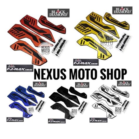 Jual Bordes New Nmax Black Diamond Karpet Nmax New Pijakan Kaki Nmax