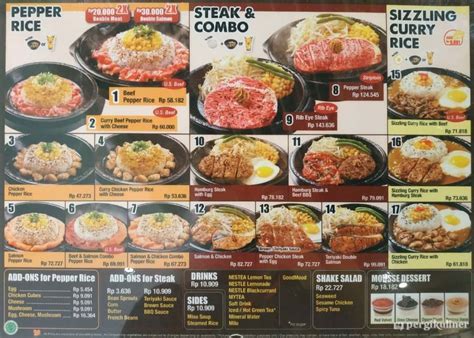 Selalu Diperbarui Menu Pepper Lunch Express Kelapa Gading