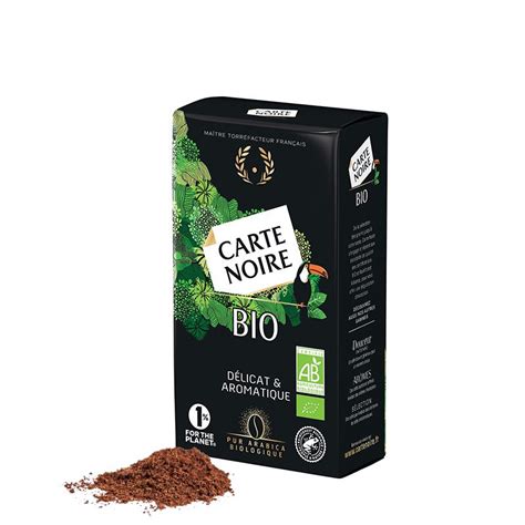 Carte Noire Bio Café Moulu 100 Arabica Intensité 3 5 par 250 gr