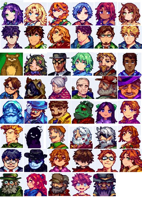 Updated Portrait Packs That Include All Characters Wip