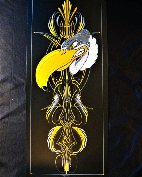 Pin On Fat Daddy Donut Boy Scroll Style Pinstriping