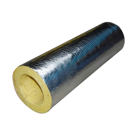 64kg M3 Glasswool Pipe For Pipe Heat Insulation Glass Wool Pipe With Aluminum Foil And Glass