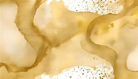 Premium Photo Gold Watercolor Texture Background