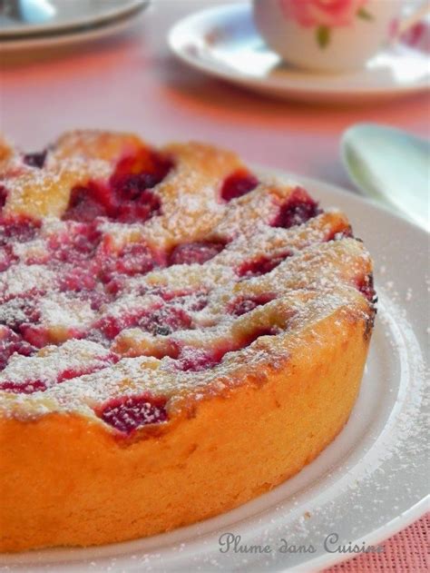 Le gâteau aux framboises qui a un succès fou fou fou Gâteau à la