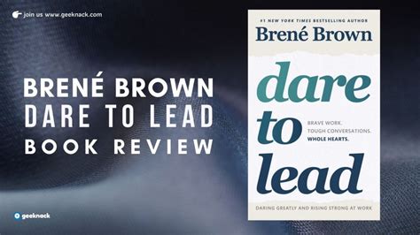 Brené Brown Dare To Lead Book Review Key Takeaways Geeknack