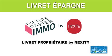 Livret Propri Taire Nexity Euros Offerts Jusqu Au F Vrier