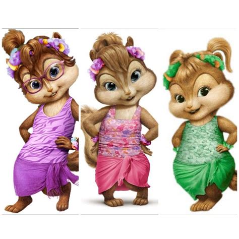 The Chipettes 💗💜💚 Vacacion The Chipettes Chipmunks Alvin And The