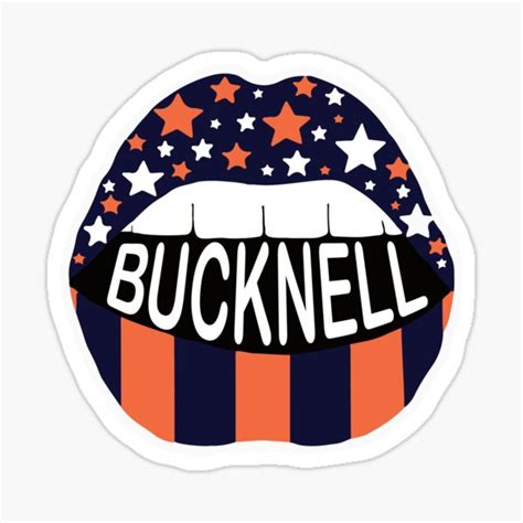 Bucknell Stars And Strips Sticker By Oxleyt Redbubble