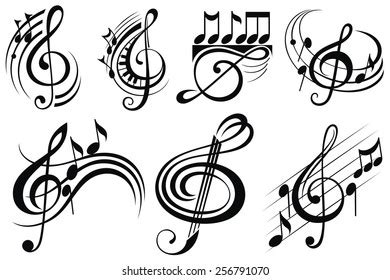 1,818 Music Notes Tattoo Images, Stock Photos, and Vectors | Shutterstock